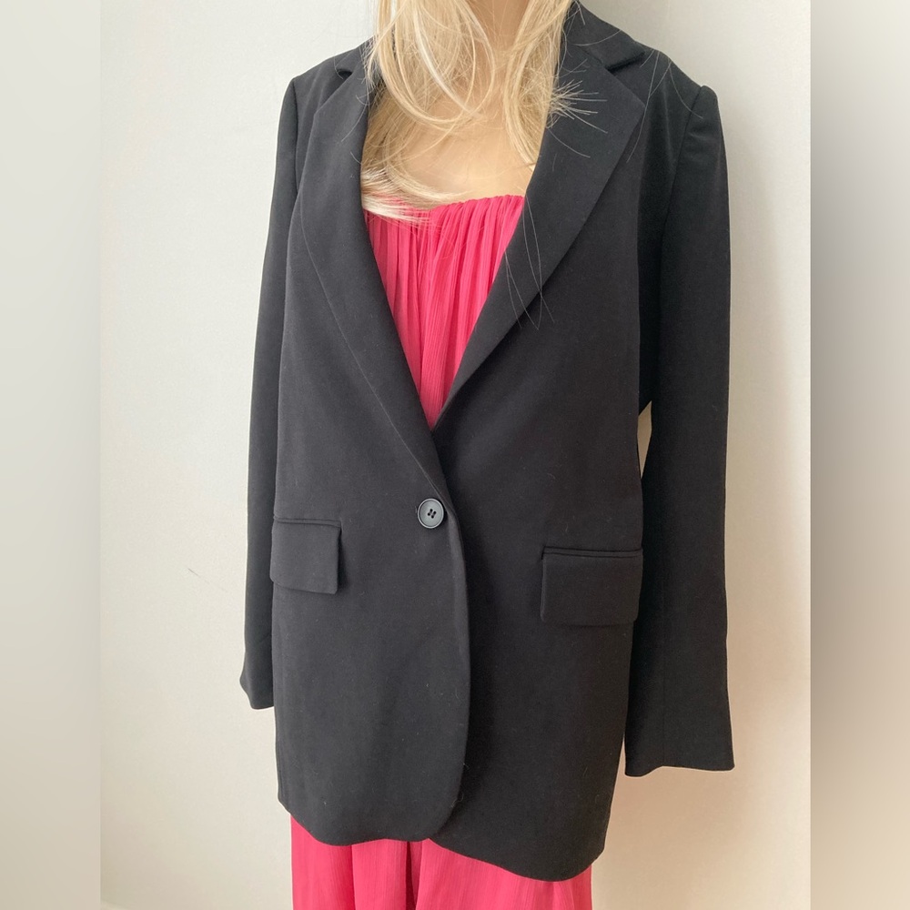 H&M oversized black blazer